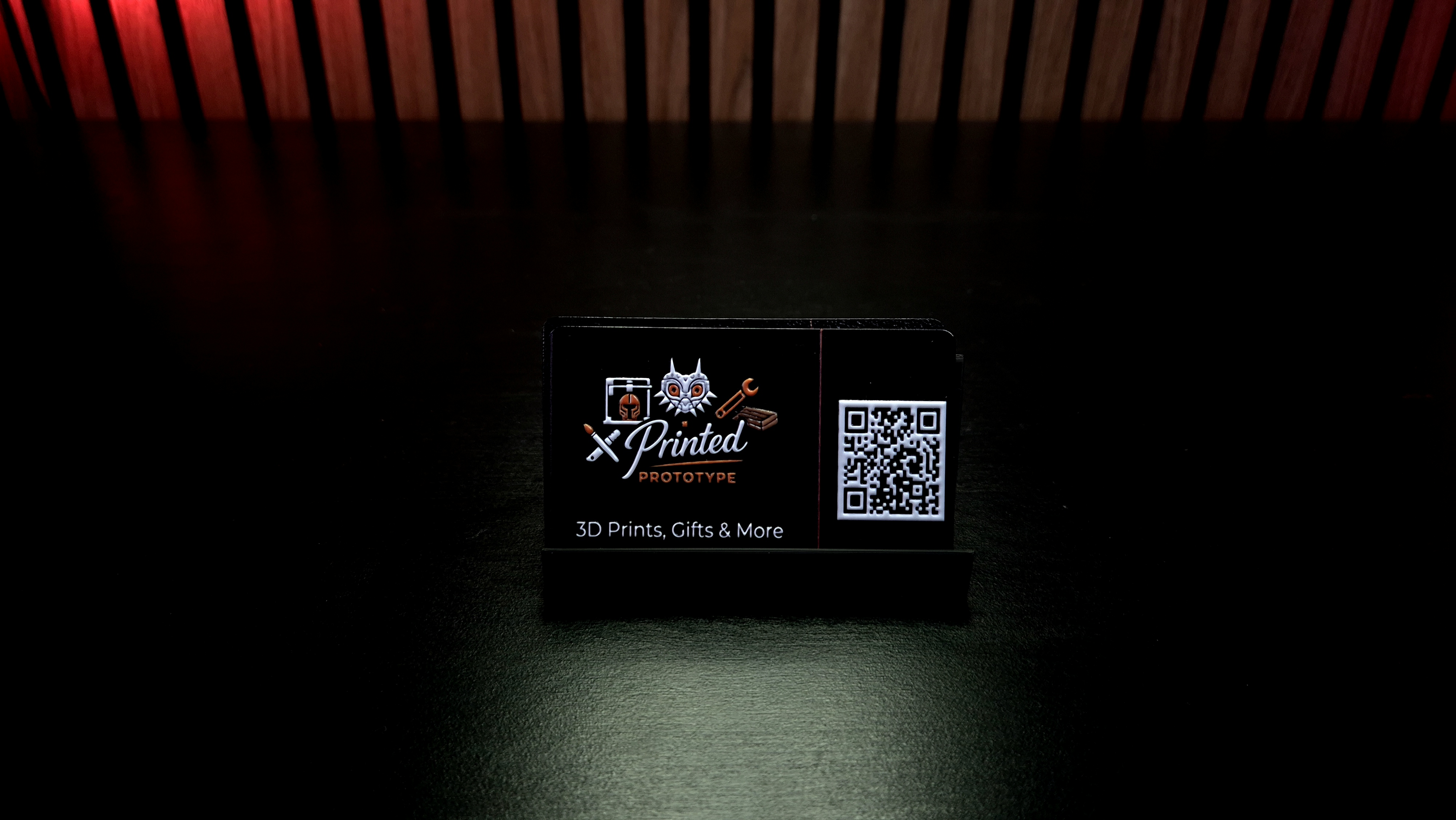 Business card & stand